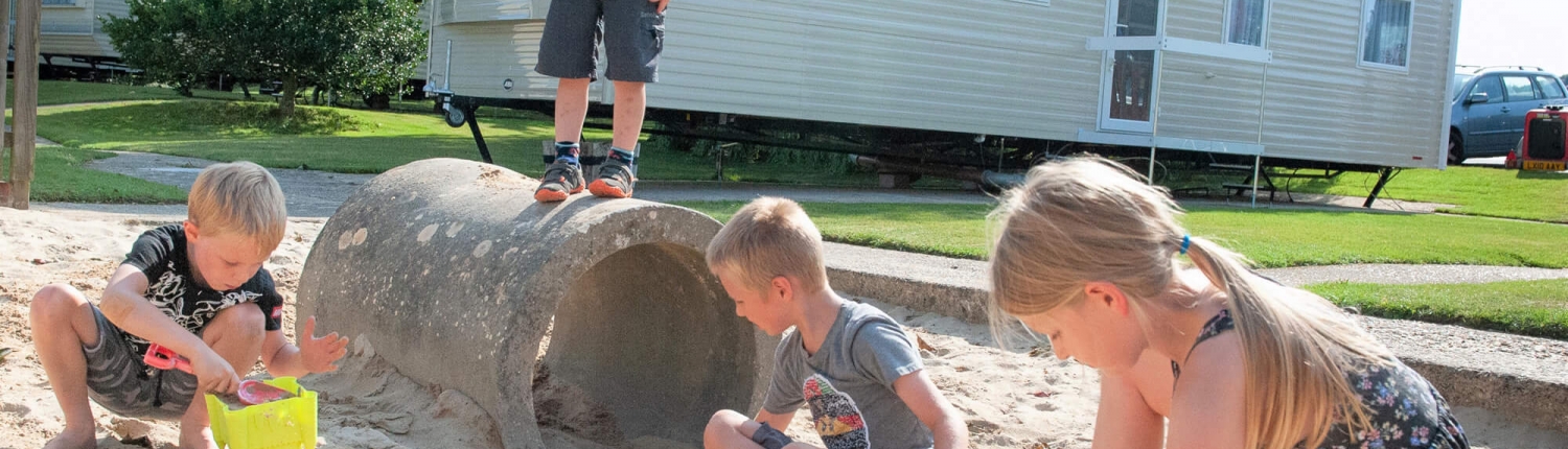 Sand pit Kids in sand pit
